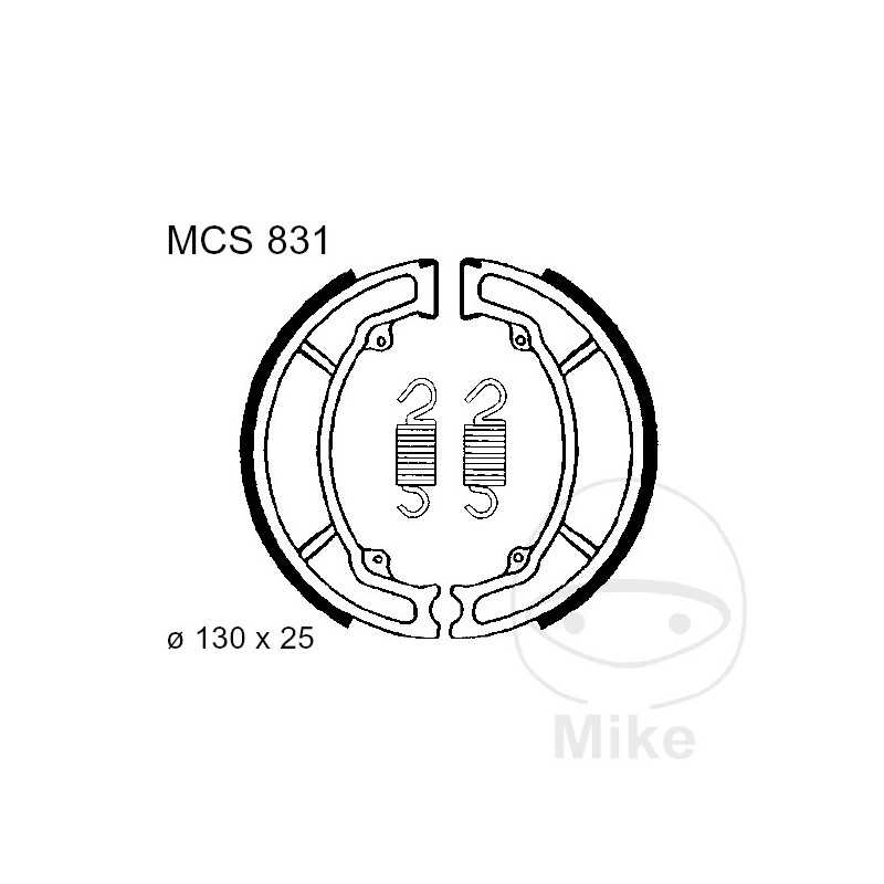 TRW spring brake shoes ALTN: 7377690 786.00.42