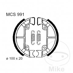 TRW Zapatas de freno con muelle 786.00.67
