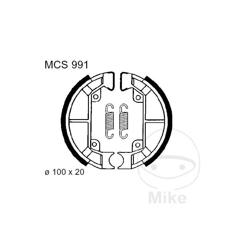 TRW spring brake shoes 786.00.67