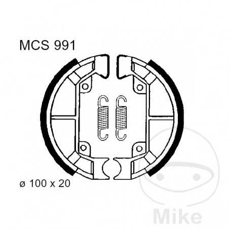 TRW spring brake shoes 786.00.67