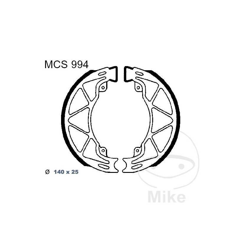 TRW spring brake shoes ALTN: 7329097 786.00.75
