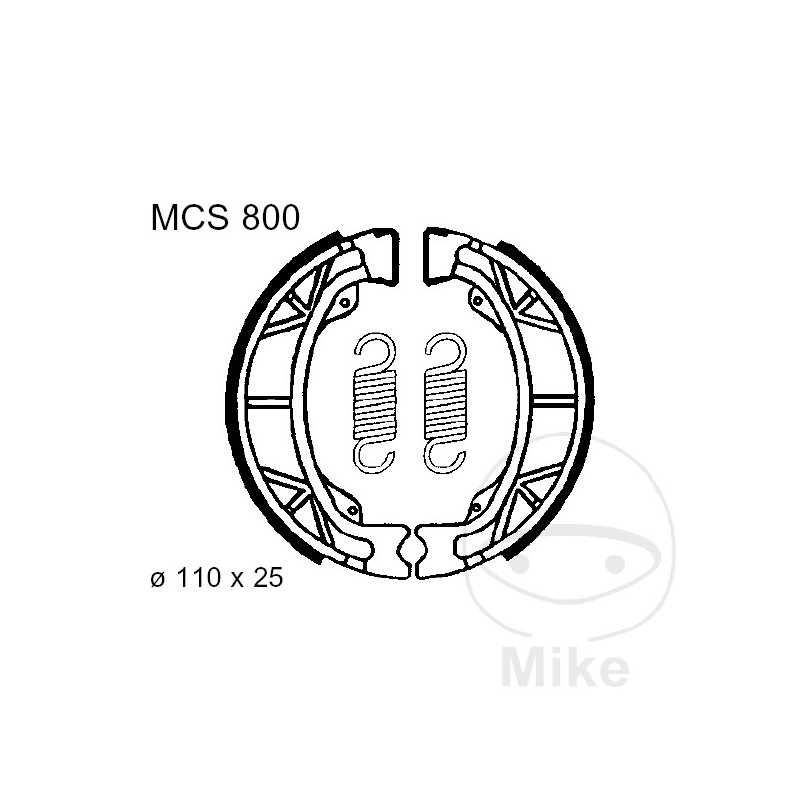 TRW spring brake shoes ALTN: 7327992 786.00.83