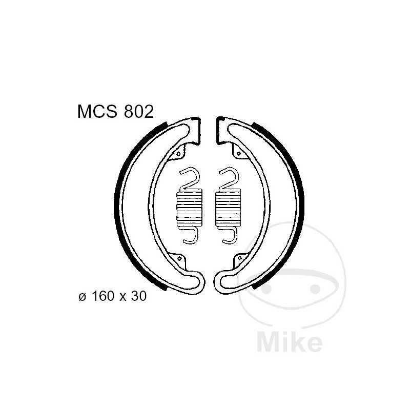 TRW spring brake shoes ALTN: 7328057 786.01.09