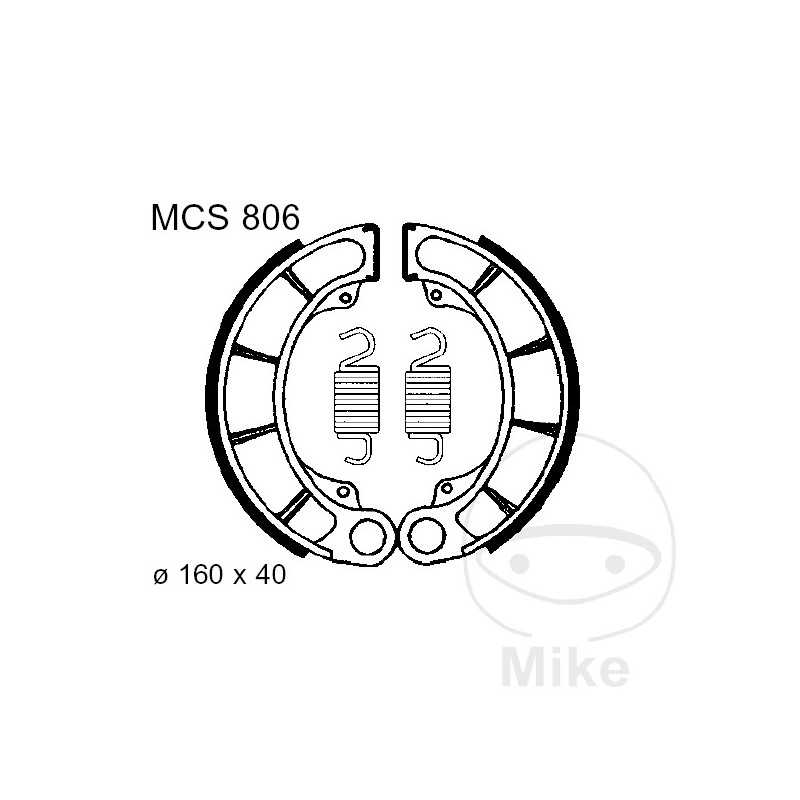 TRW spring brake shoes ALTN: 7325988 786.01.41