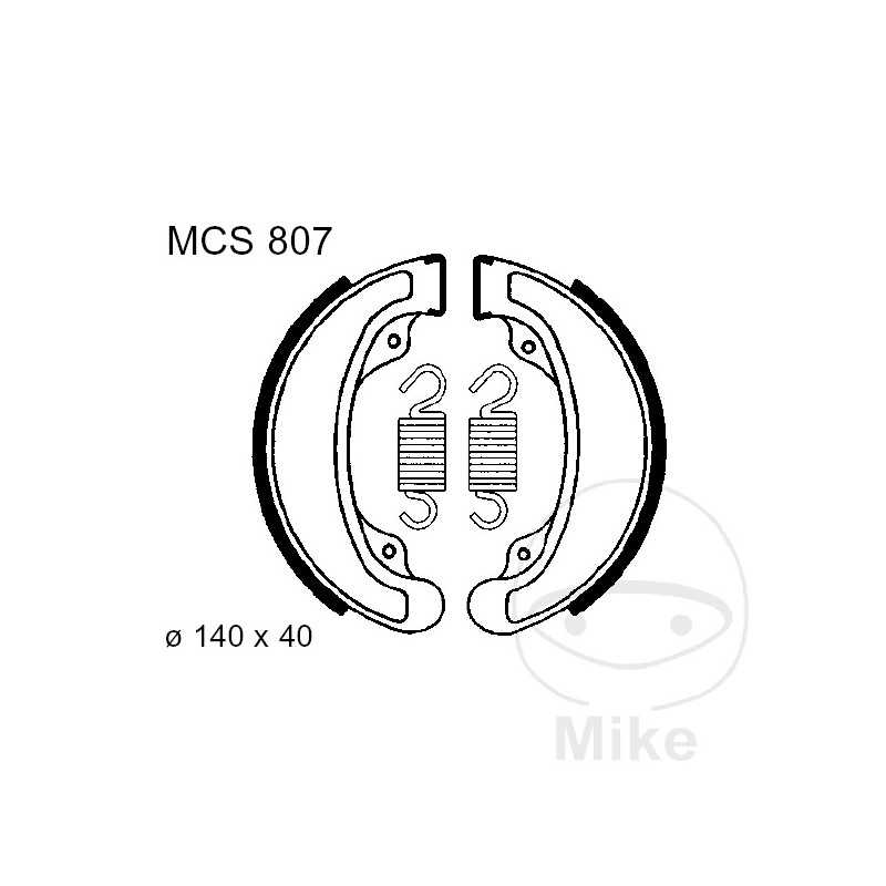 TRW spring brake shoes ALTN: 7325947 786.01.58