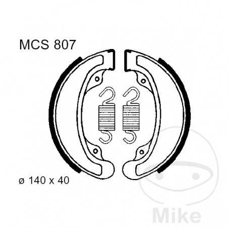 TRW spring brake shoes ALTN: 7325947 786.01.58