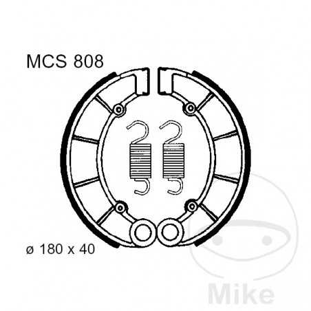 TRW spring brake shoes ALTN: 7326010 786.01.66