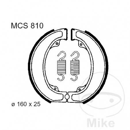 TRW spring brake shoes 786.01.82