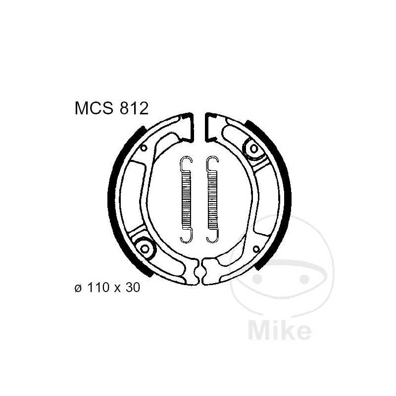 TRW spring brake shoes ALTN: 7325996 786.02.08