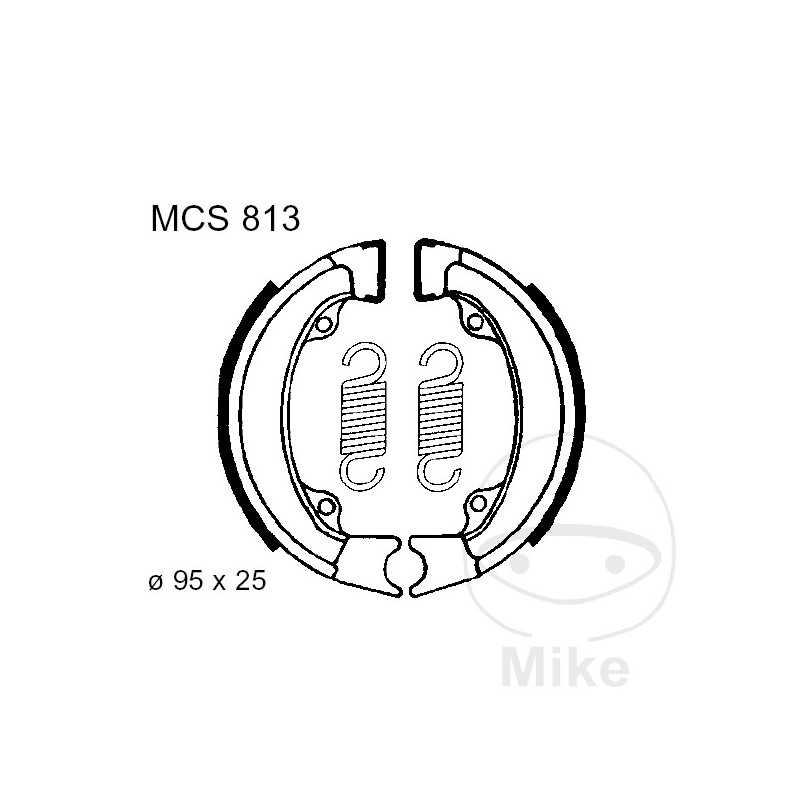 TRW spring brake shoes ALTN: 7327984 786.02.16