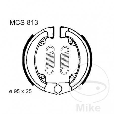 TRW spring brake shoes ALTN: 7327984 786.02.16