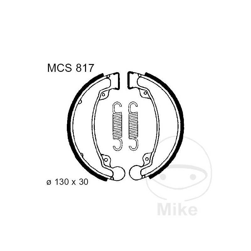 TRW spring brake shoes ALTN: 7328024 786.02.32