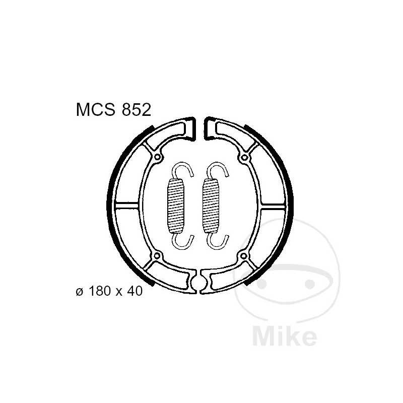 TRW spring brake shoes ALTN: 7328107 786.02.65