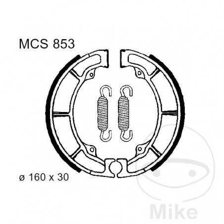TRW spring brake shoes 786.02.73