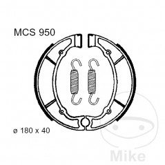TRW spring brake shoes 786.03.64