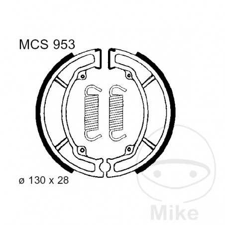 TRW spring brake shoes ALTN: 7328206 786.03.98