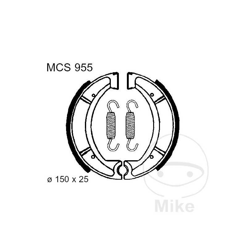 TRW spring brake shoes ALTN: 7328222 786.04.14