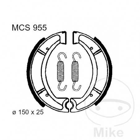 TRW spring brake shoes ALTN: 7328222 786.04.14