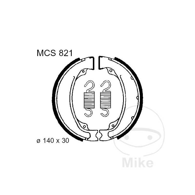 TRW spring brake shoes ALTN: 7372055 786.04.71