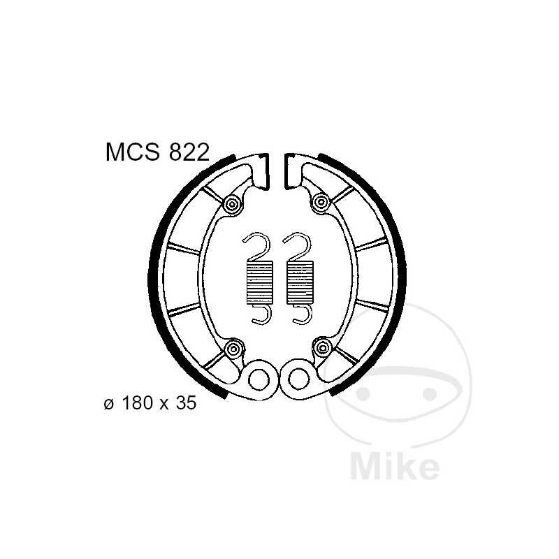 TRW spring brake shoes 786.04.89