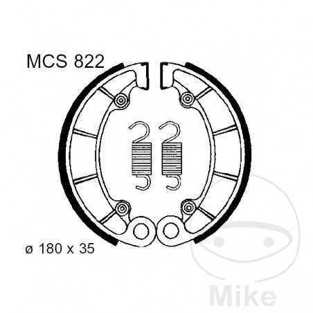 TRW spring brake shoes 786.04.89