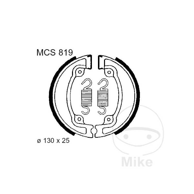 TRW spring brake shoes ALTN: 7328289 786.05.47