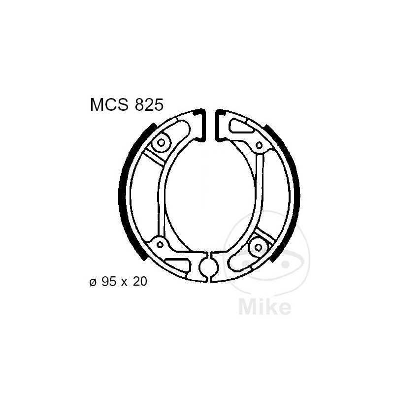 TRW spring brake shoes ALTN: 7378490 786.07.11