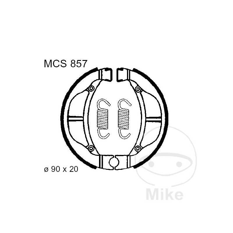 TRW spring brake shoes ALTN: 7378532 786.07.45