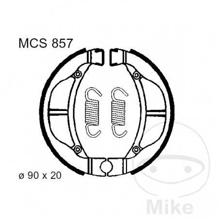 TRW Zapatas de freno con muelle ALTN: 7378532 786.07.45