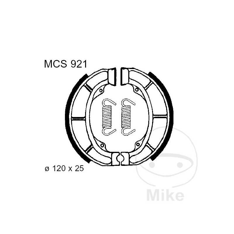 TRW spring brake shoes ALTN: 7377732 786.07.86