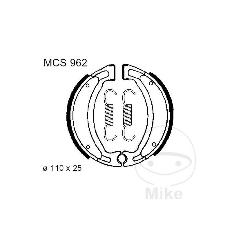 TRW spring brake shoes ALTN: 7379217 786.07.94