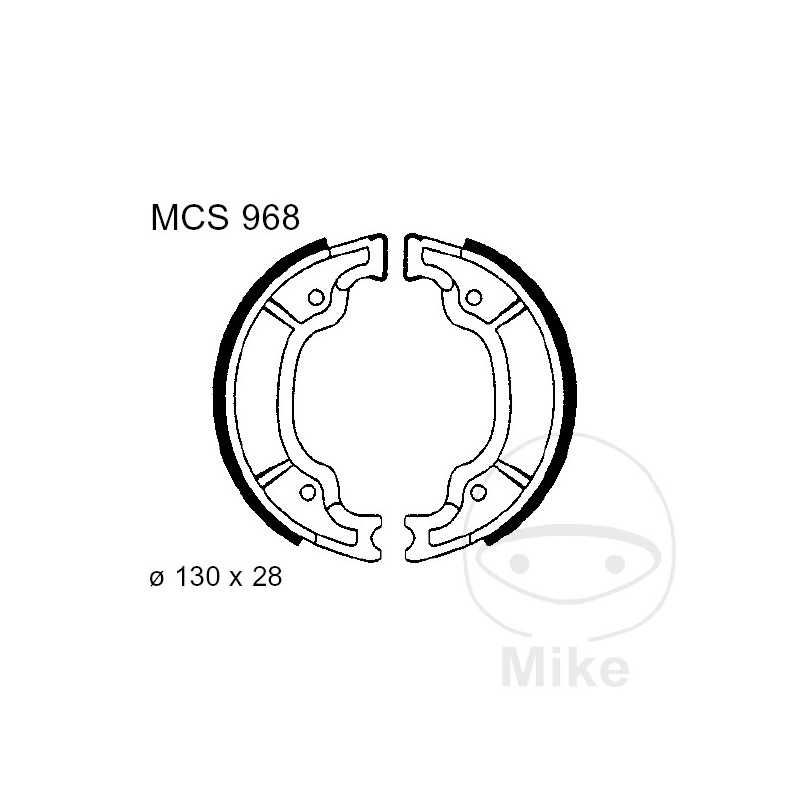 TRW spring brake shoes ALTN: 7376643 786.08.36
