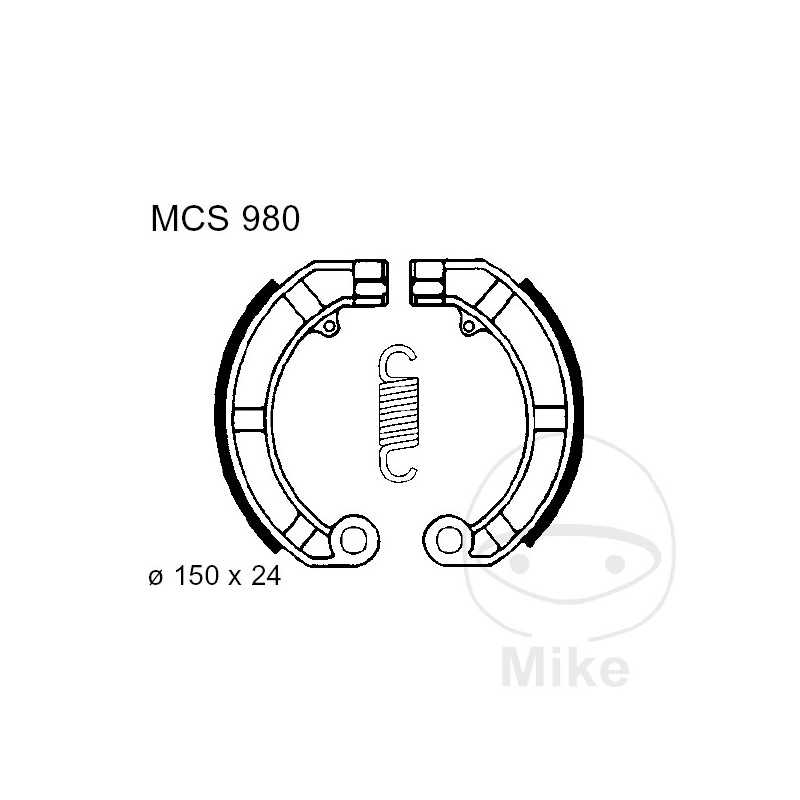 TRW spring brake shoes ALTN: 7328354 786.08.51