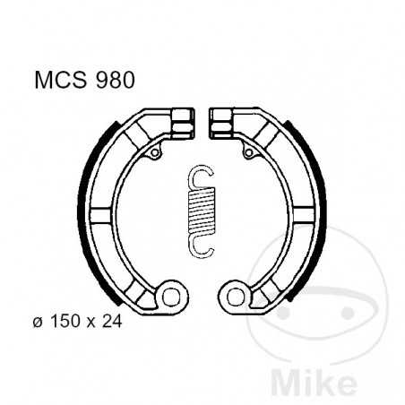 TRW spring brake shoes ALTN: 7328354 786.08.51