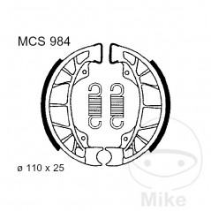 TRW spring brake shoes ALTN: 7378615 786.08.93