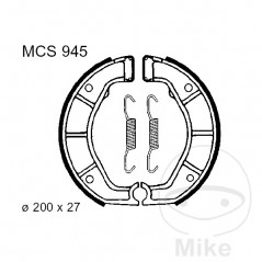 TRW brake shoes without spring ALTN: 7376437 786.09.43