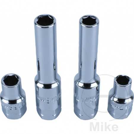 CONDOR Juego 4 vasos para llave sangrado de frenos 7+8 MM 6120036 612.00.41