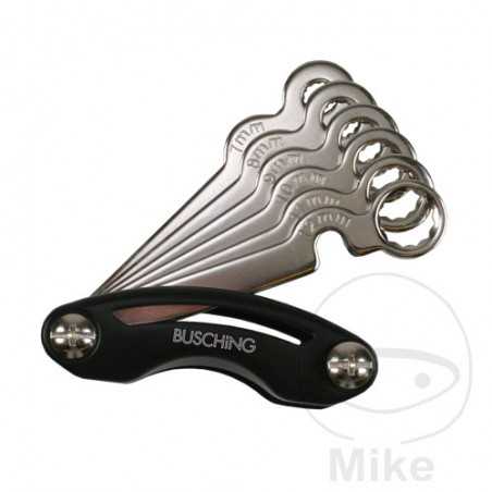 BUSCHING Juego 6 llaves sangrado de frenos 7. 8. 9. 10. 11. 12 MM 612.08.47