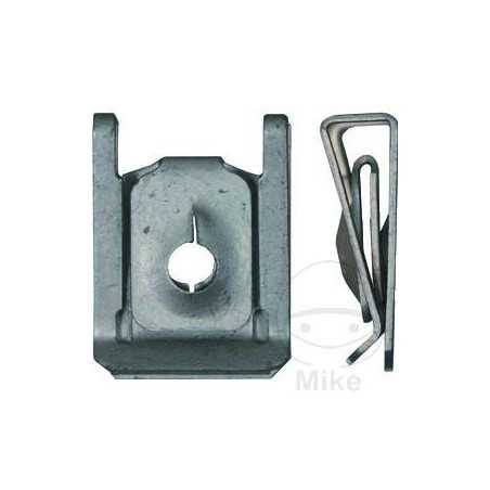 JMP Juego 10 tuercas metálicas carrocería 4.8 MM 481.01.44