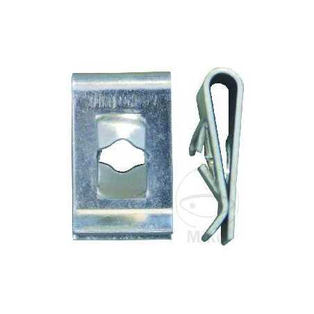 JMP Juego 10 tuercas metálicas carrocería 4.8 MM 481.01.62