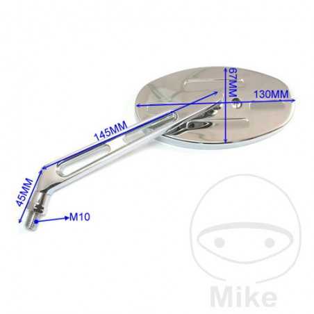 JMP Espejo retrovisor izquierdo para moto 713.10.22