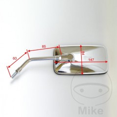 JMP Right rearview mirror for motorcycle 713.97.10