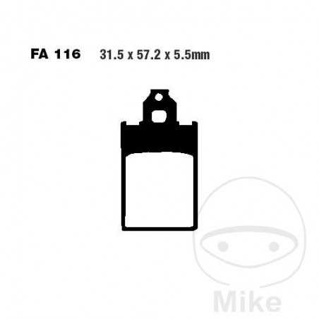 EBC Standard brake pads ALTN: 7871890 737.39.96