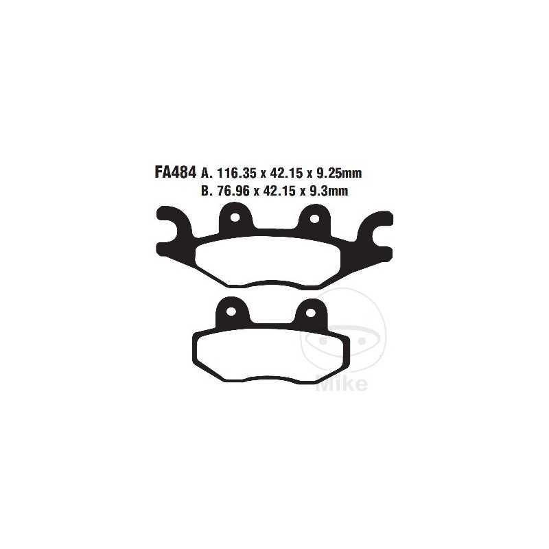 EBC Standard brake pads SCOOTER 732.01.56