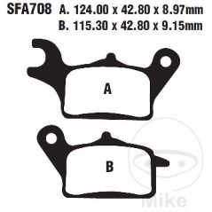 EBC carbon brake pads SCOOTER 732.01.59