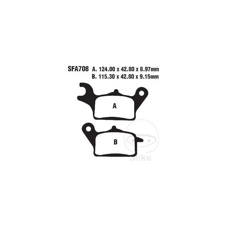 EBC carbon brake pads SCOOTER 732.01.59