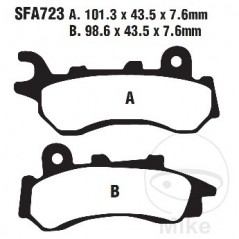 EBC carbon brake pads SCOOTER 732.01.63