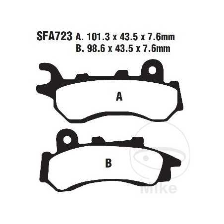 EBC Pastillas de freno carbono SCOOTER 732.01.63