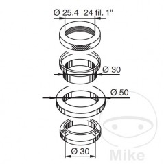 steering bearing kit 736.26.84