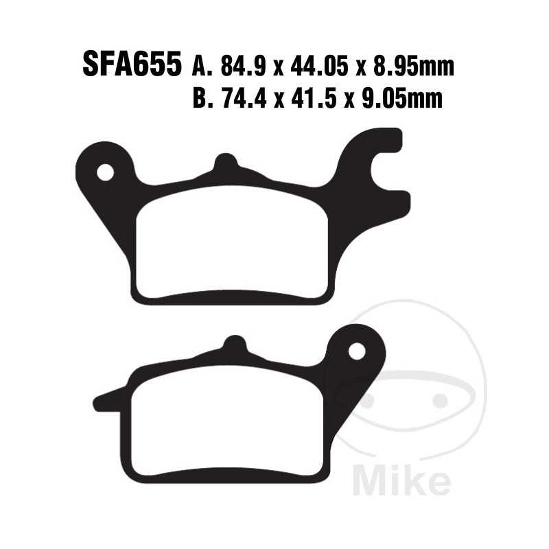 EBC Standard brake pads SCOOTER 737.00.41